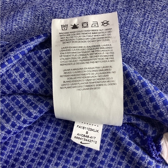 Sm NFL LA Rams dri fit long sleeve cow neck shirt Ram logo with oversized neck - Picture 12 of 13